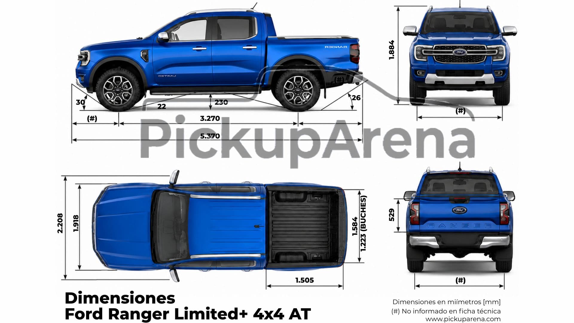 Dim Ford Ranger Limited Plus 2026 V1 Con Fondo
