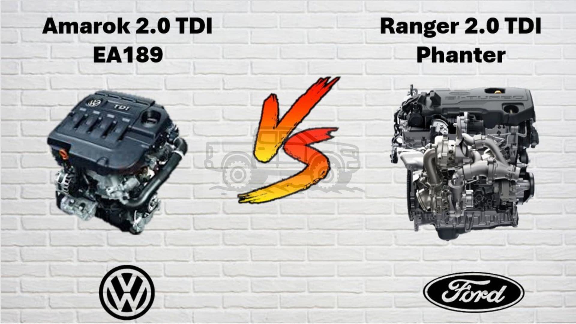 Motores 2.0 Amarok vs Ranger – Comparativa técnica, mantenimiento y fallas