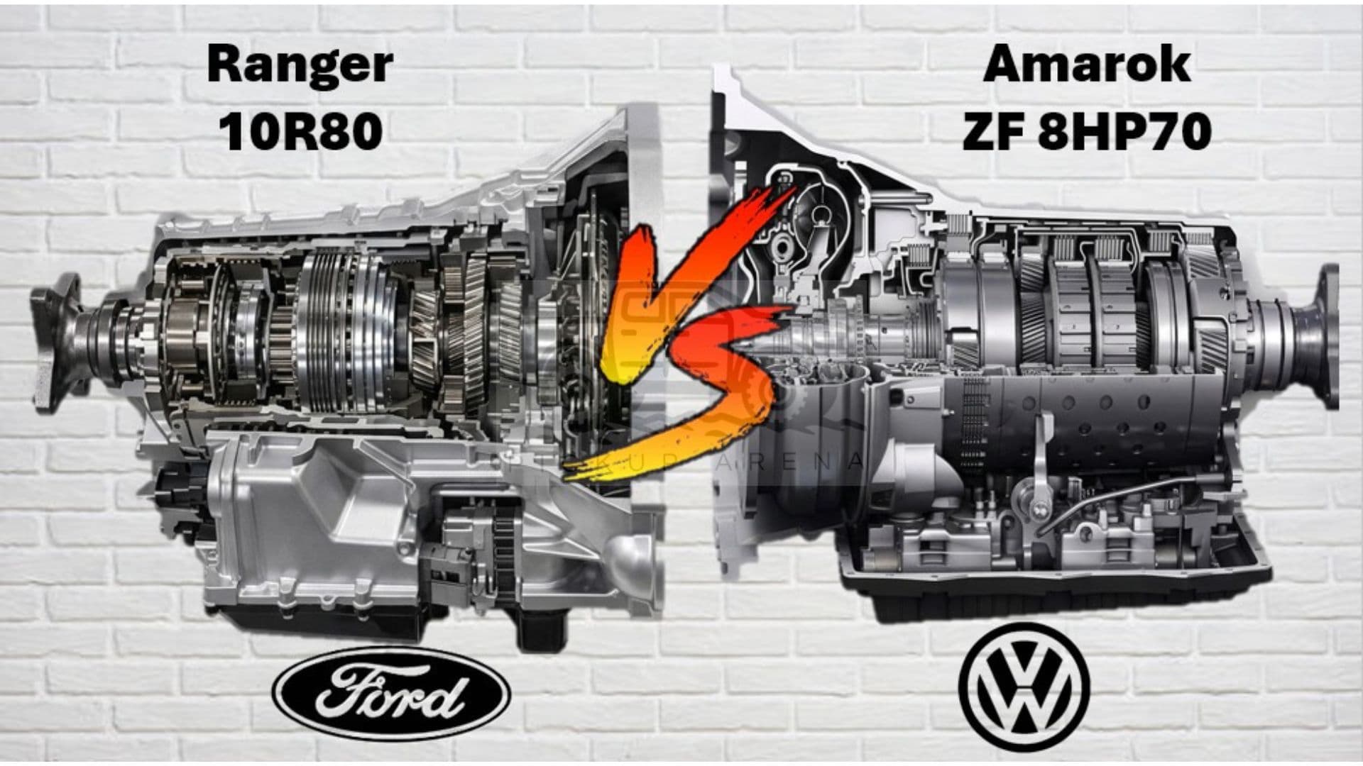 Transmisión automáticas Amarok (ZF 8HP70) vs. Ranger (10R80) - Análisis técnico, mantenimiento y fallas