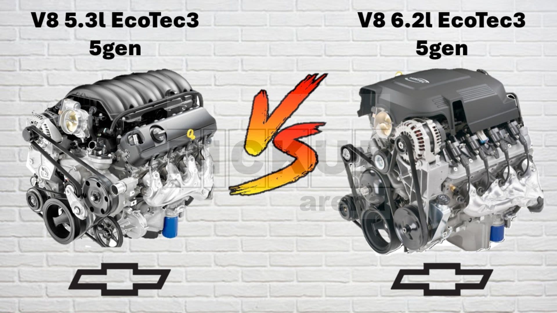 Motor Chevrolet Silverado – V8 Ecotec3 5.3l vs 6.2l