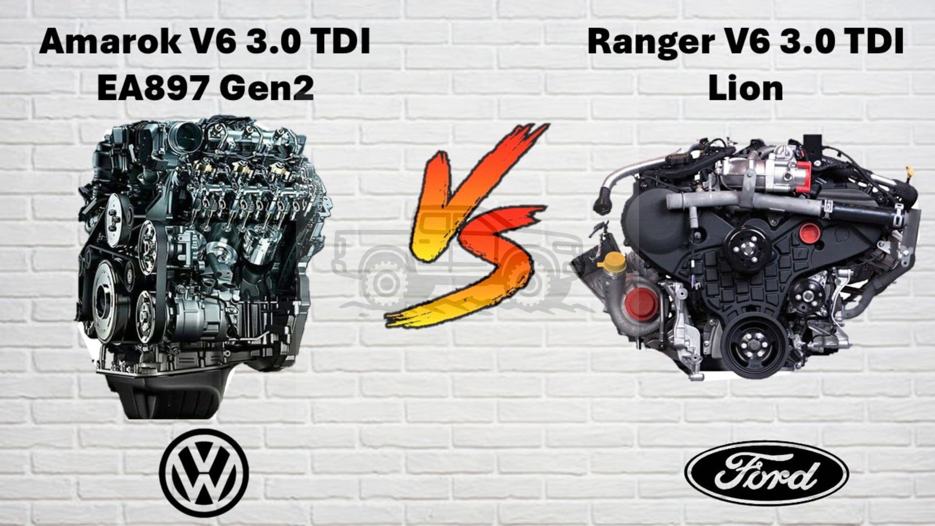 Motores V6 Amarok vs Ranger – Comparativa técnica, mantenimiento y fallas