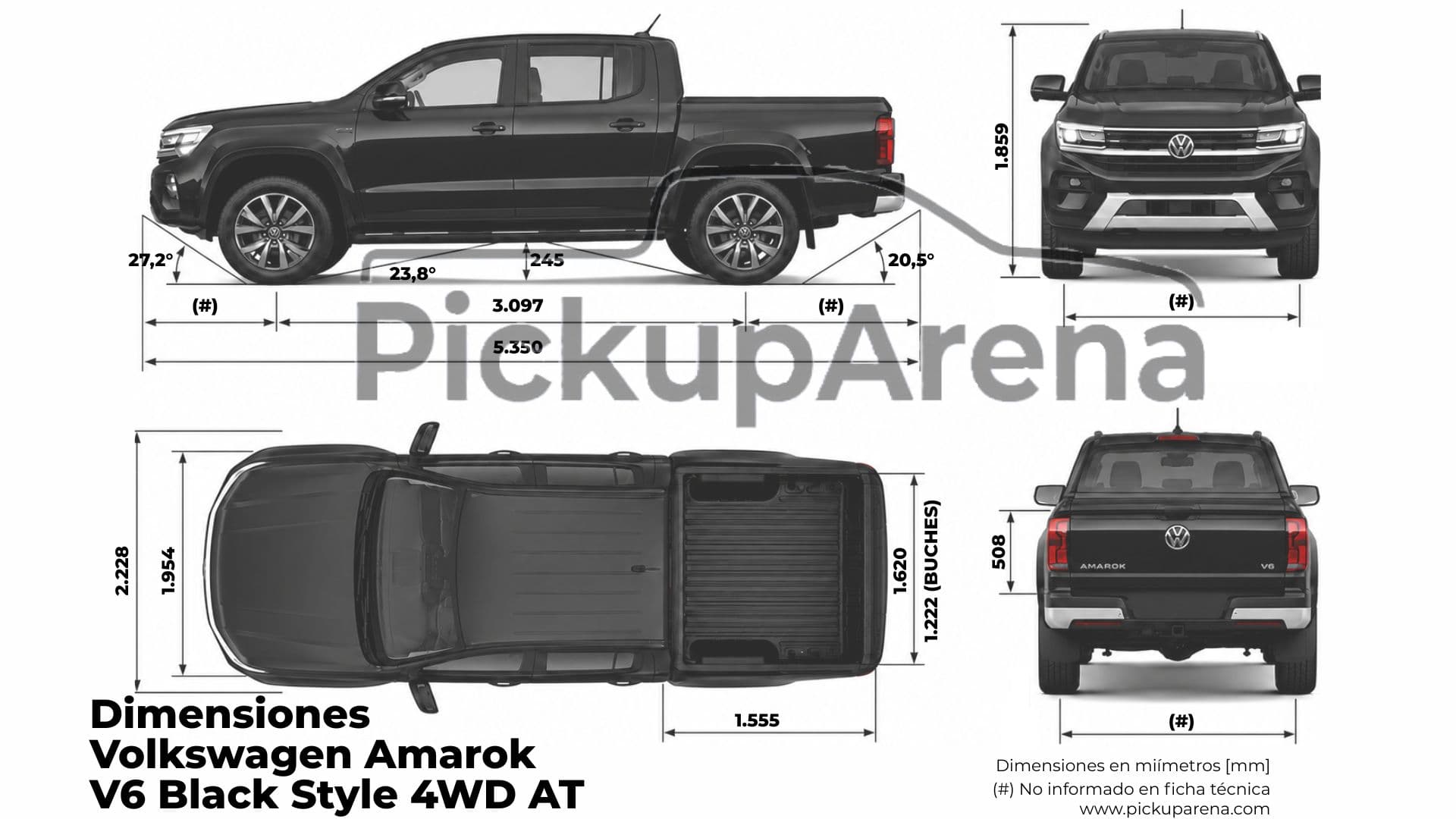 Dim Volkswagen Amarok V6 V2 Fondo