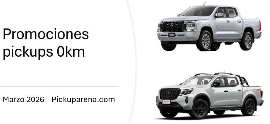 Promociones y financiamiento de pickups – Marzo 2026 Argentina