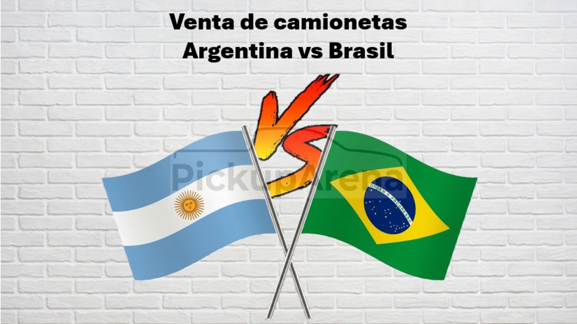 Argentina vs Brasil: ventas de pickups por país de origen